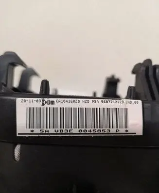 Citroen C5 Steering wheel airbag 96877137ZD