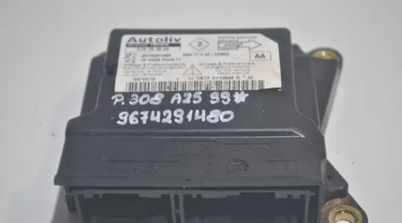 Peugeot 308 Airbag control unit/module 9674291480 619763800