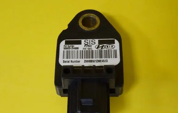 Airbag deployment crash/impact sensor