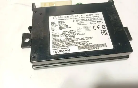 Mercedes-Benz E W213 Bluetooth control unit module A2139008013 A2139019503 A2139029208