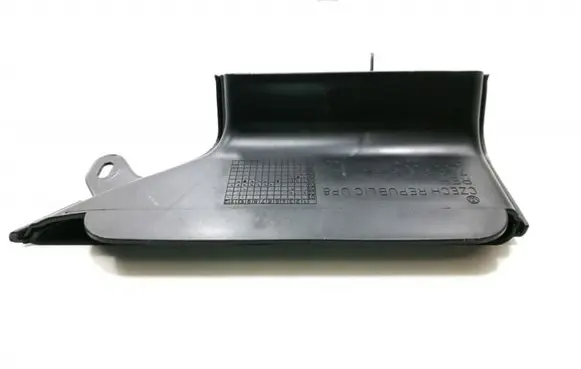 Cabin air duct channel