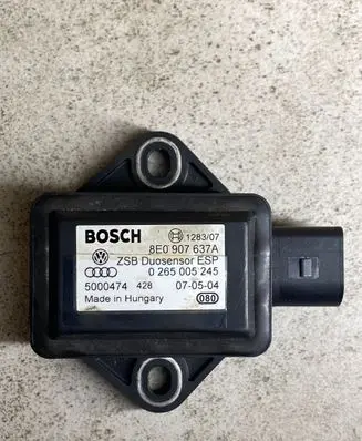 Volkswagen Phaeton ESP acceleration yaw rate sensor 8E0907637A 5000474 0265005245