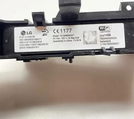 Opel Mokka Bluetooth control unit module Tg10an3wue7 23221498 121209708