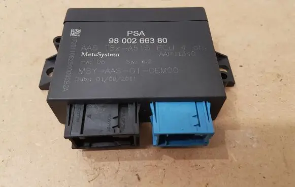 Peugeot 3008 I Parking PDC control unit/module 9800266380