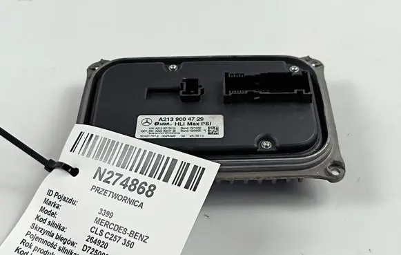 Mercedes-Benz CLS C257 LED ballast control module A2229000821