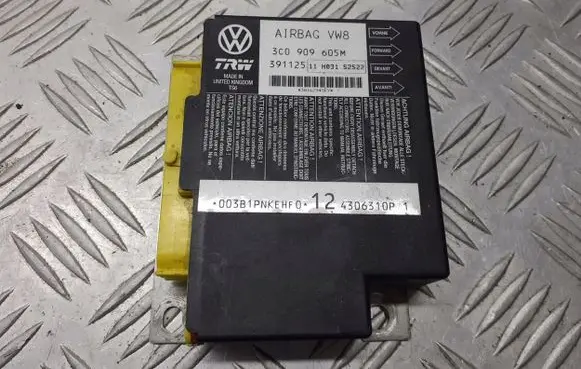 Volkswagen PASSAT B6 Airbag control unit/module 3C0909605M