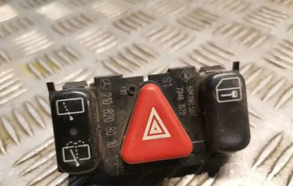 Mercedes-Benz E W210 Hazard light switch 2108208010