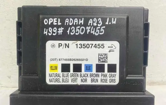 Opel Adam Comfort/convenience module 13507455