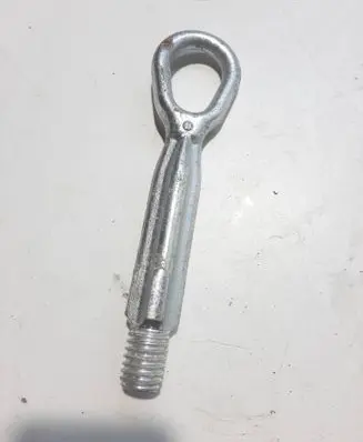Towing hook eye