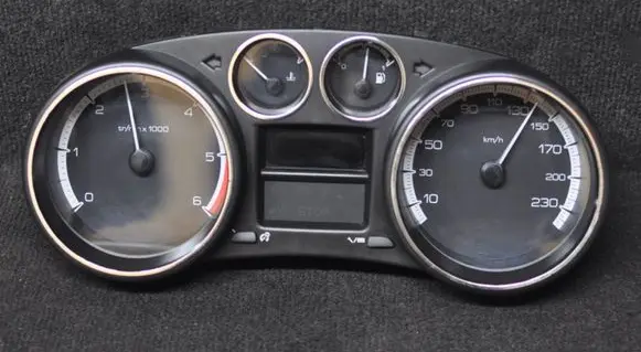 Peugeot 308 Speedometer (instrument cluster) 9665107480