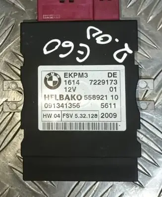 BMW 5 E60 E61 Fuel injection pump control unit/module 7229173