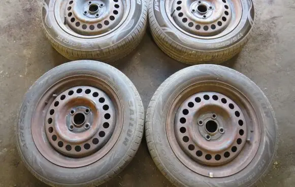 Honda Jazz R15 steel rim 