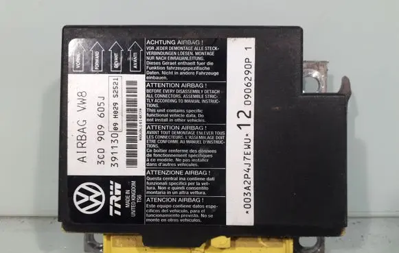 Volkswagen PASSAT B6 Airbag control unit/module 3C0909605J