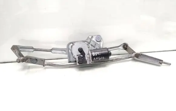 Front wiper linkage and motor