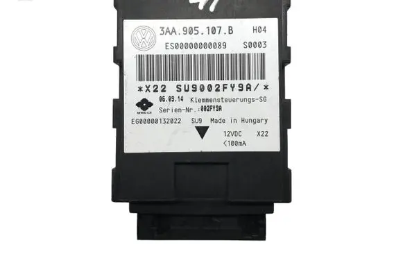Keyless (KESSY) go control unit/module