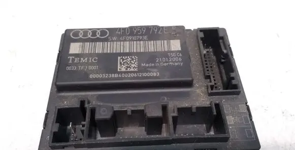 Audi A6 S6 C6 4F Door control unit/module 4F0959792E 4F0910793E
