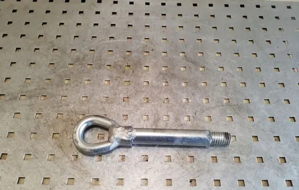 Towing hook eye