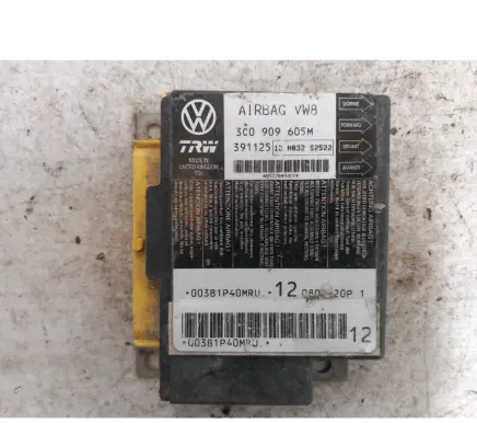 Volkswagen PASSAT B6 Airbag control unit/module 3C0909605M 391125
