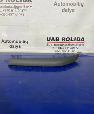 Front bumper splitter molding