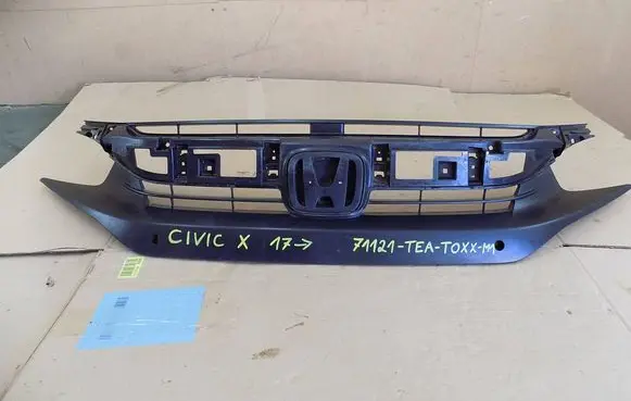 Honda Civic X Front bumper upper radiator grill 71121TEAT0XXM1