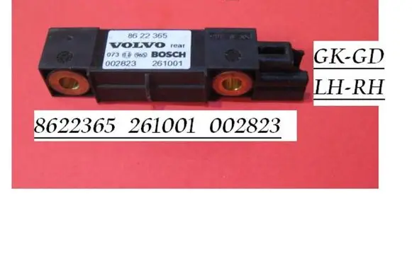 Volvo S70 V70 V70 XC Airbag deployment crash/impact sensor 8622365 261001
