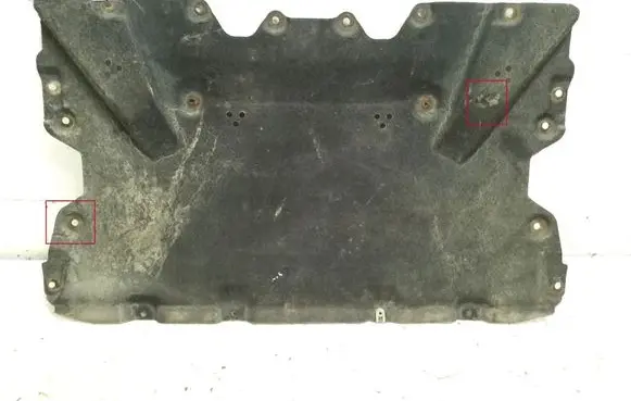 Engine splash shield/under tray