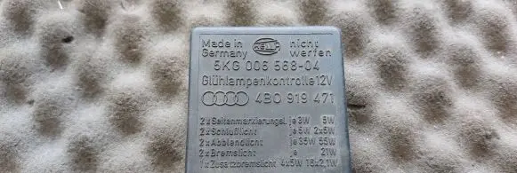 Audi A4 S4 B5 8D Other relay 4B0919471 5KG006568