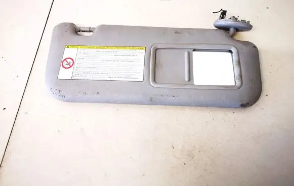 Toyota Yaris Sun visor