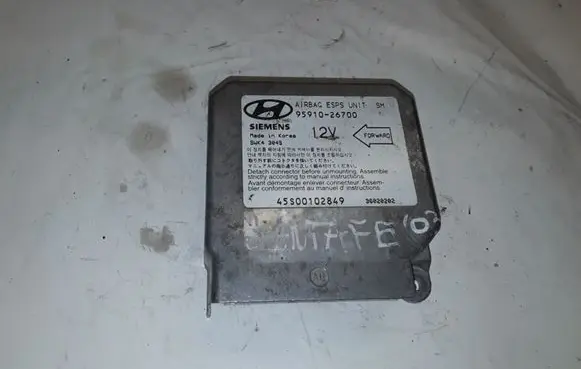 Hyundai Santa Fe Airbag control unit/module 9591026700 5WK43045