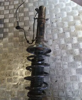 Front shock absorber with coil spring