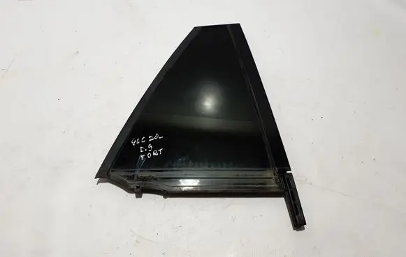 Rear vent window glass