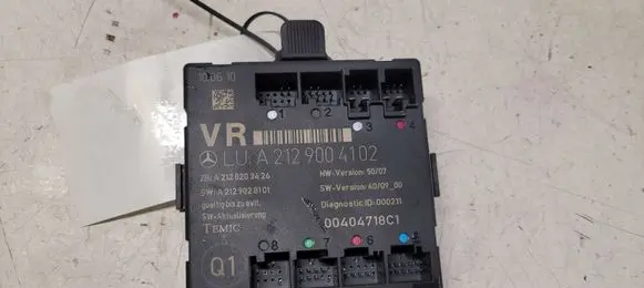 Mercedes-Benz C W204 Door control unit/module A2129004102 A2128203426 A2129028101