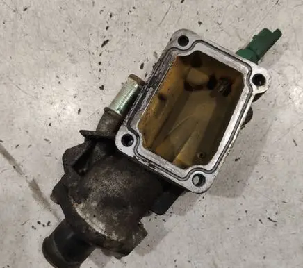 Citroen C4 I Thermostat housing 9646977280