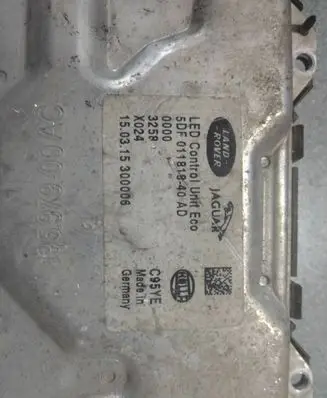 Jaguar XE LED ballast control module 5DF01181840AD 0062696