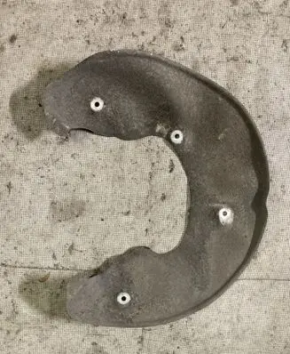 Audi A4 S4 B8 8K Front brake disc dust cover plate 