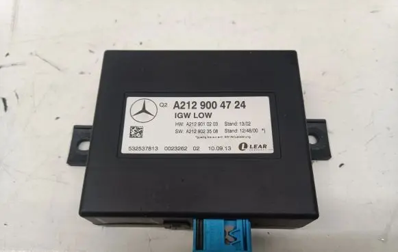Mercedes-Benz E W212 Other control units/modules A2129004724 A2129010203 A2129023508