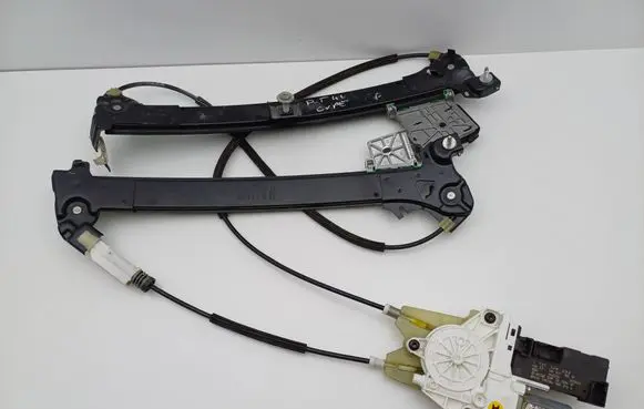 Peugeot 407 Front door window regulator with motor 9662062180 0130822259