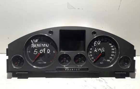 Volkswagen Phaeton Speedometer (instrument cluster) 3D0920882E 0263619314