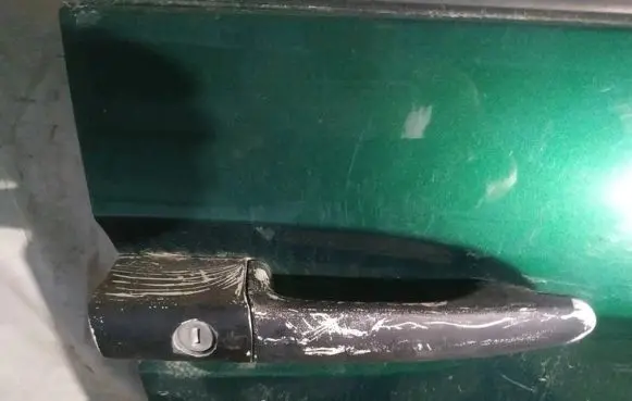 Peugeot 807 Front door exterior handle