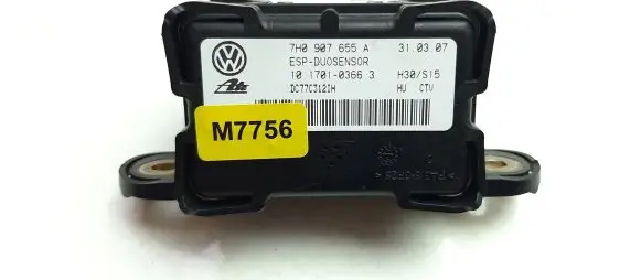 Volkswagen Transporter - Caravelle T5 ESP acceleration yaw rate sensor 7H0907655A M7756