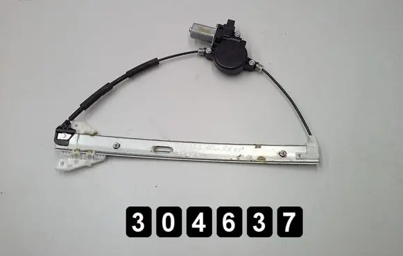 Front door window regulator with motor