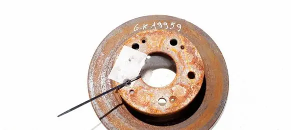 Honda Accord Rear brake disc neventiliuojamas