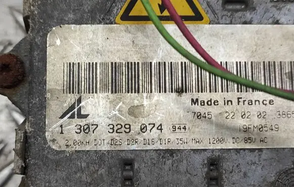 Mercedes-Benz C W203 Headlight ballast module Xenon 1307329074