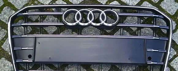 Front bumper upper radiator grill