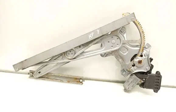 Front door window regulator with motor