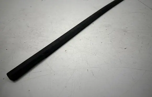 Rear door glass trim molding