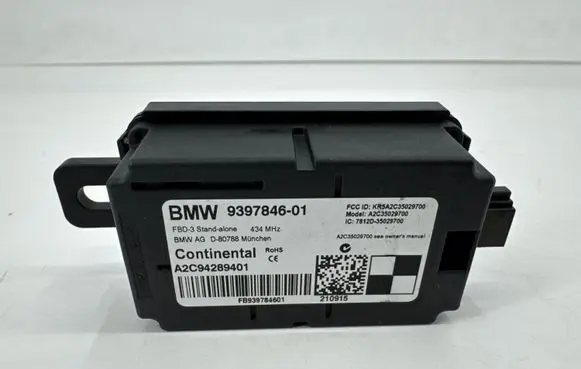 BMW 3 F30 F35 F31 Antenna control unit 9397846