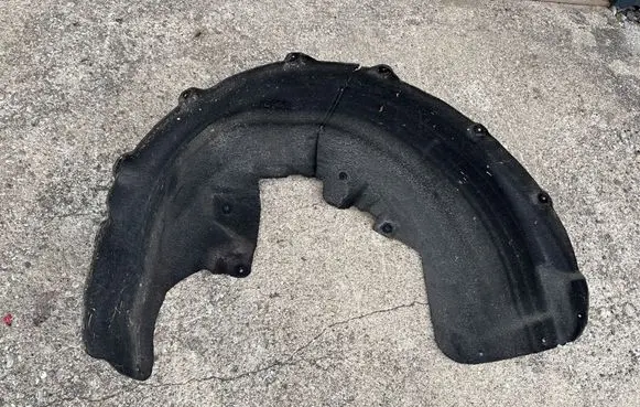 Ford Explorer VI Rear arch fender liner splash guards