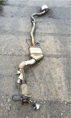 Mercedes-Benz C W205 Muffler/silencer 3703