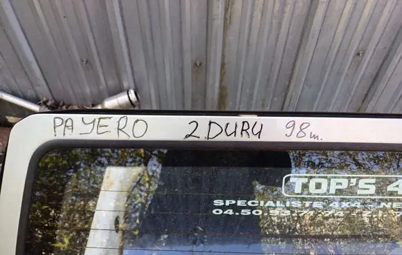 Mitsubishi Pajero Tailgate/trunk/boot lid